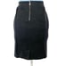 Laundry by Shelli Segal black straight skirt pleather piping 14 180