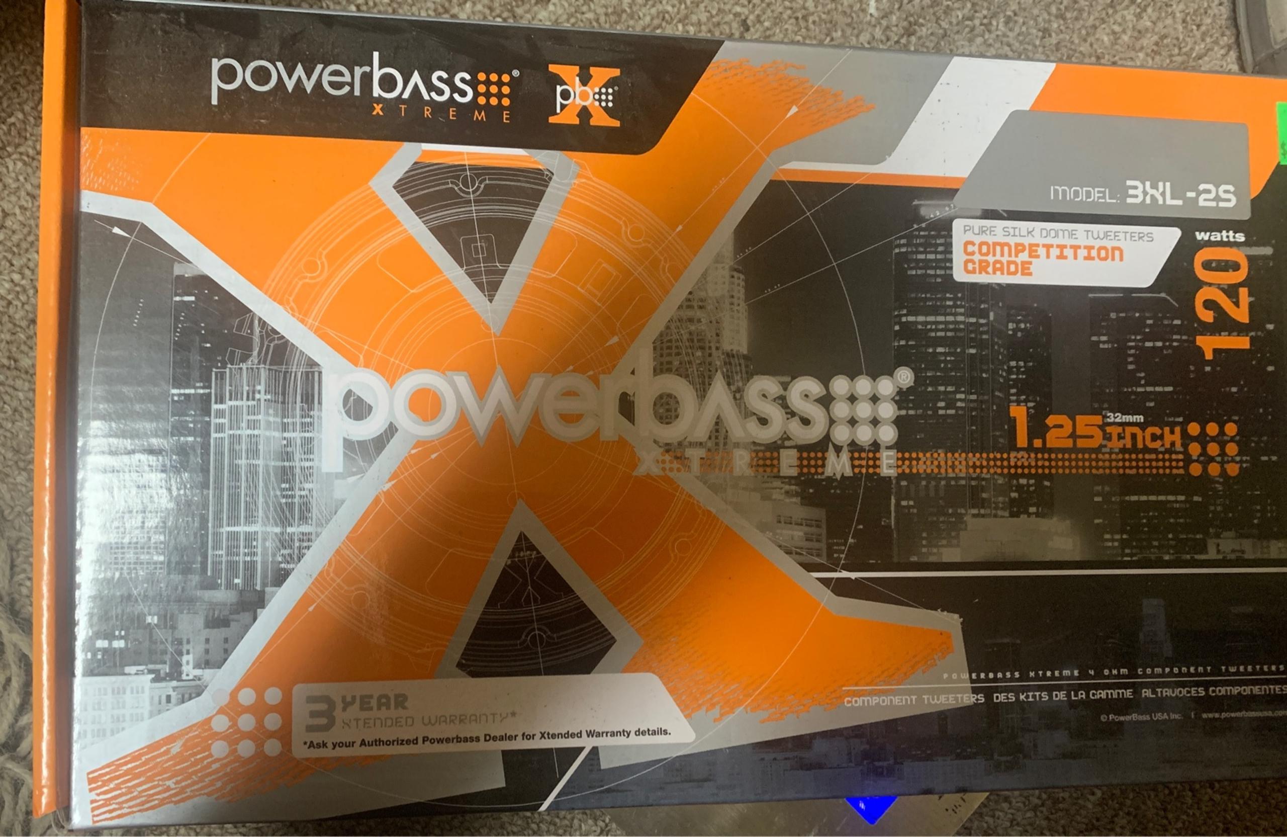 Powerbass xtreme pure silk DOME TWEETERS