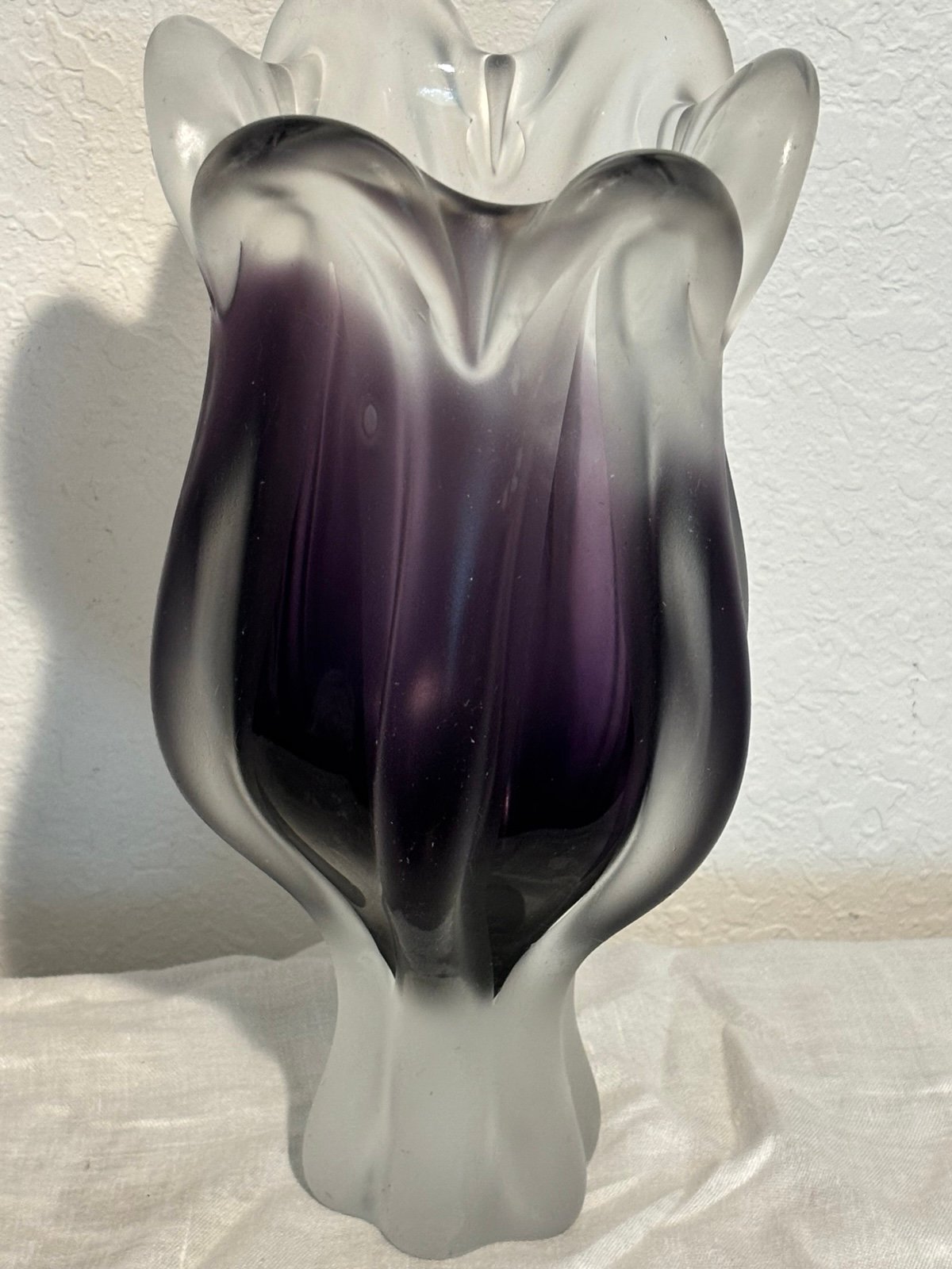 VTG Purple Bohemian Czech Vintage GLASS