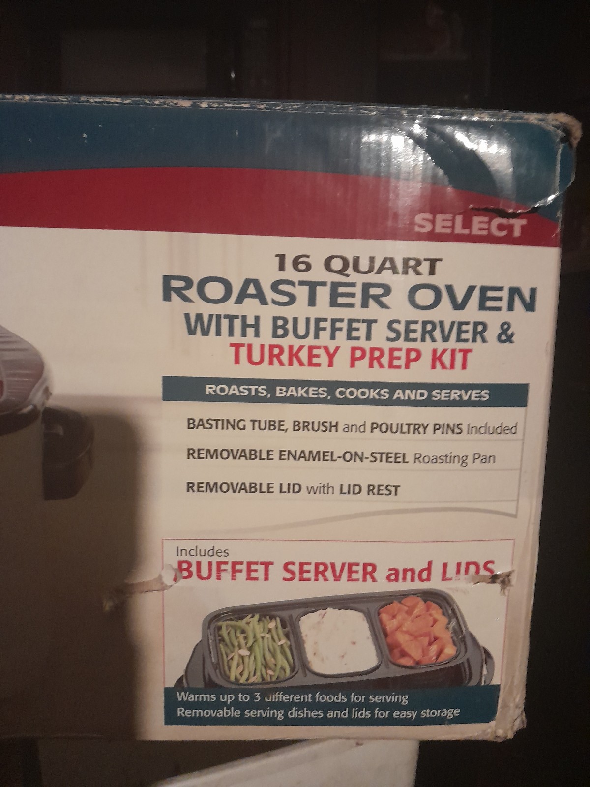 Rival Roaster Oven 16-Quart W/ Buffet server & Turkey prep kit