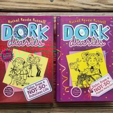 2-PACK BUNDLE Dork Diaries Book 1 - 2 by Rachel Renée Russell