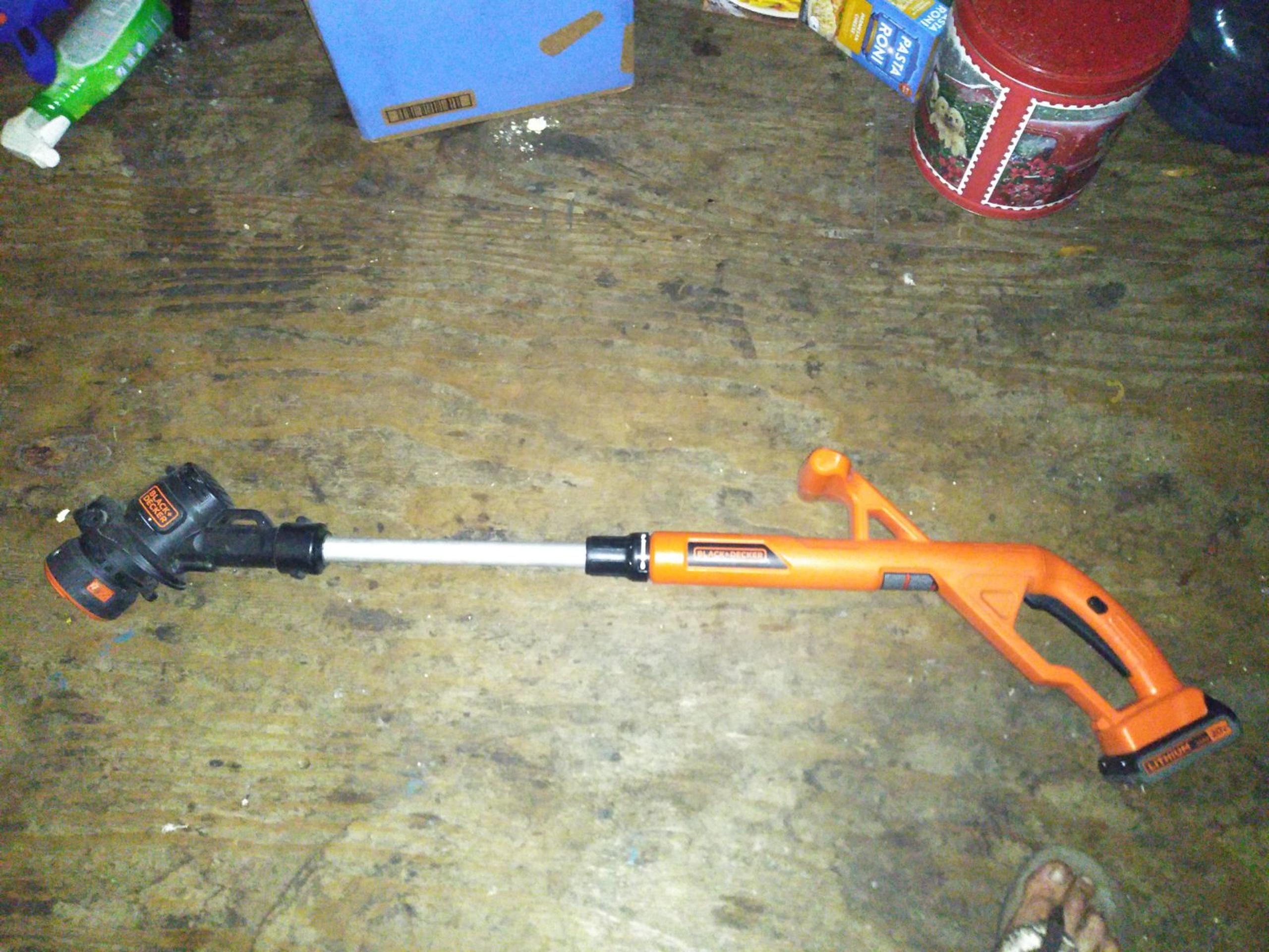 Black and decker 20v lithium weed eater and pole saw