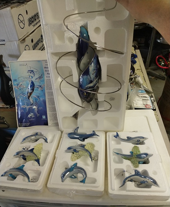 CHRISTIAN RIESE LASSEN OCEAN REFLECTIONS MOBILE COLLECTION BRADFORD EXCHANGE