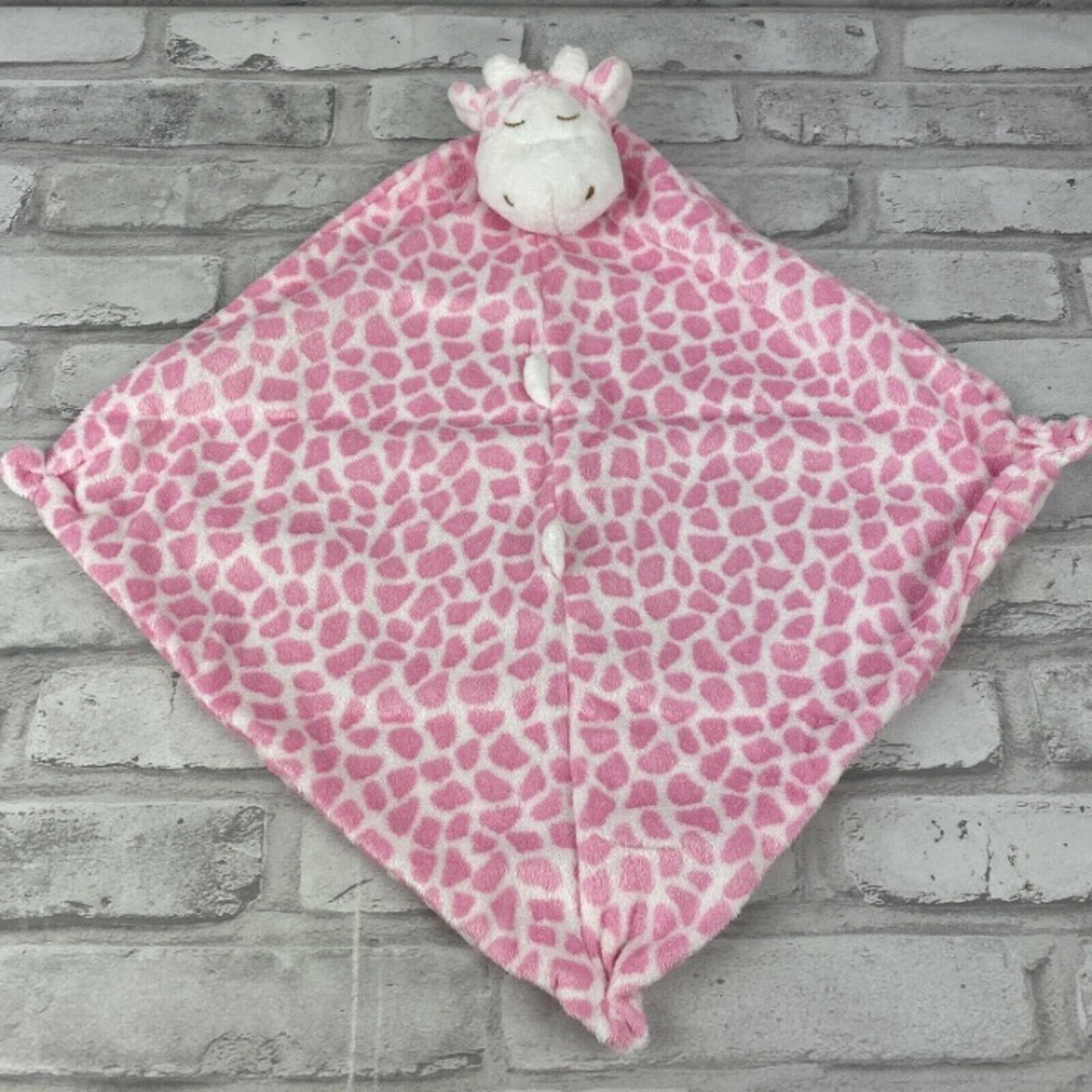 Angel Dear Pink Giraffe Security Blanket