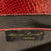 Oxblood clutch purse