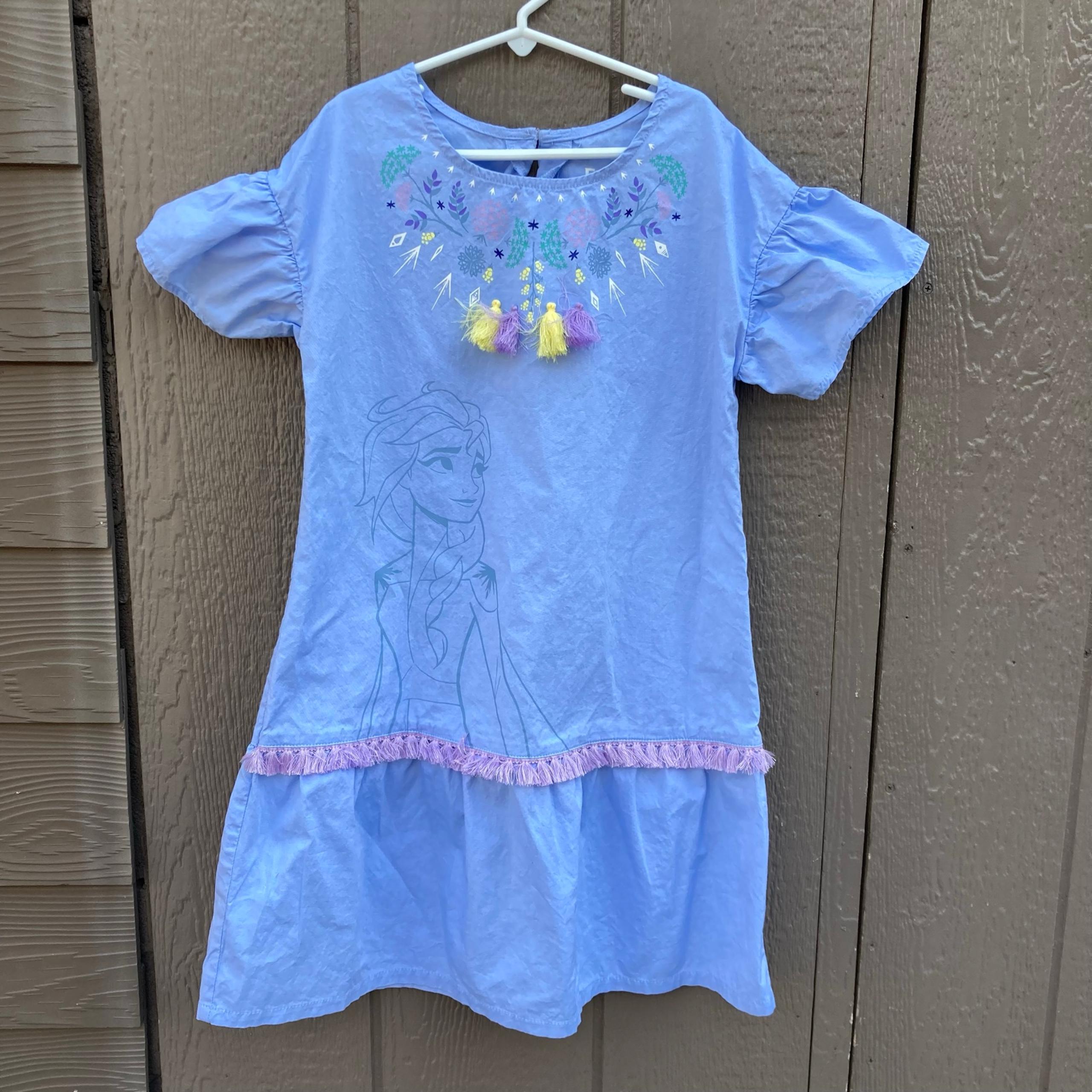 Girl’s Disney Frozen II Elsa Dress Size large