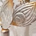 Metal Garden Spinner Peacock bird feather silver backyard wind art home decor