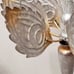 Metal Garden Spinner Peacock bird feather silver backyard wind art home decor
