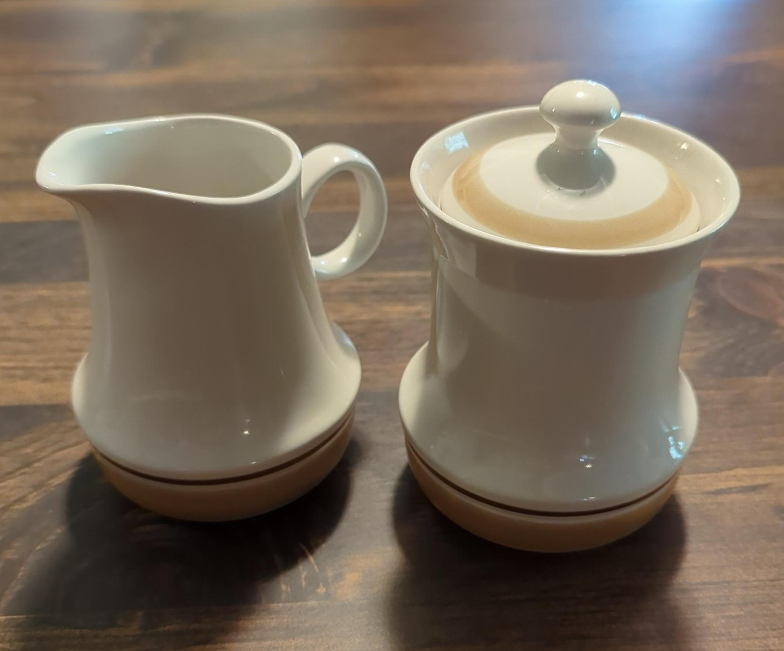 Hearthside Water Colors cream and sugar set