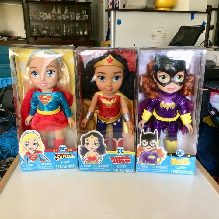 DC Toddler Dolls, lot of 3