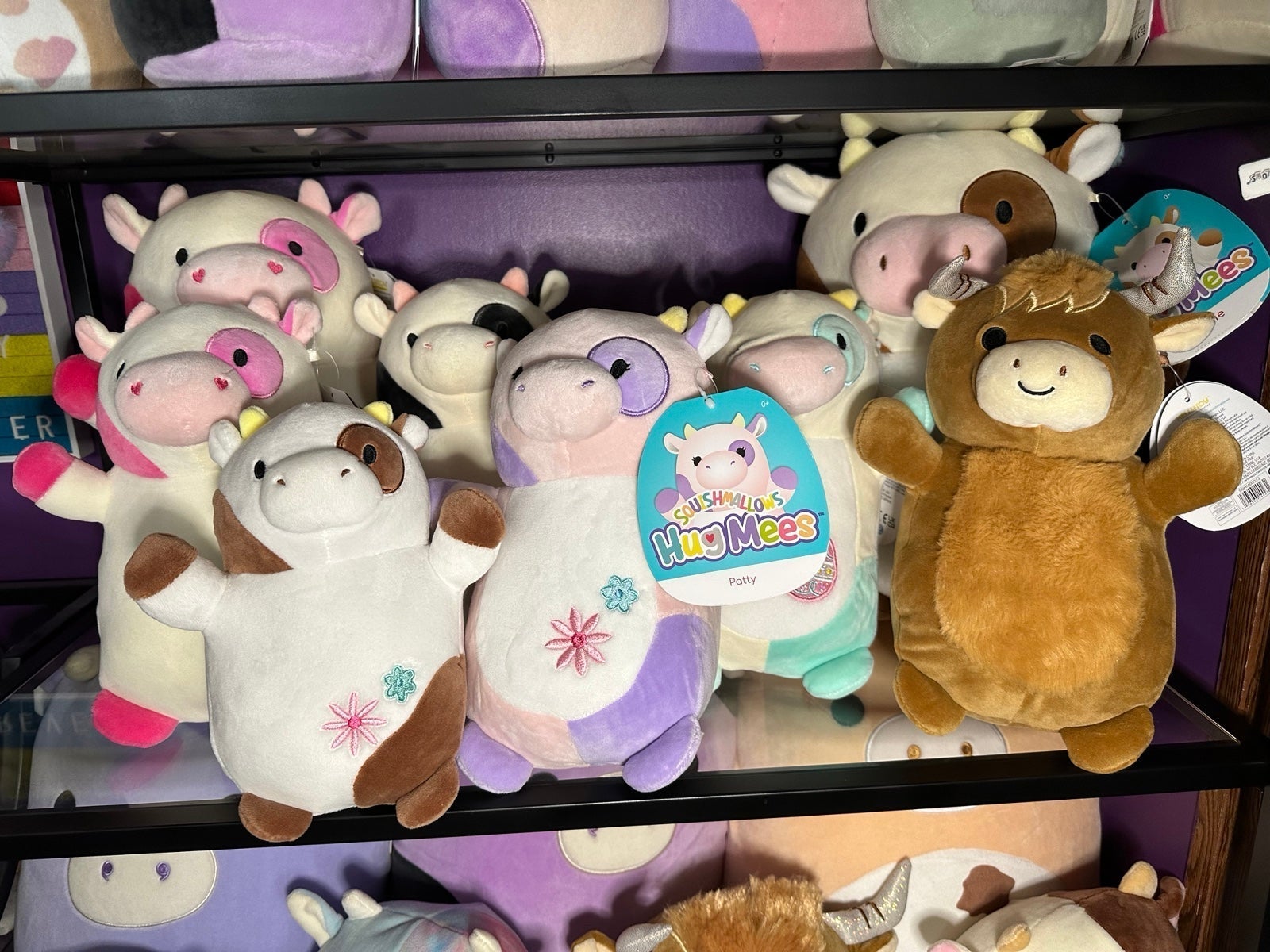 Squishmallow Cow Hugmee Bundle