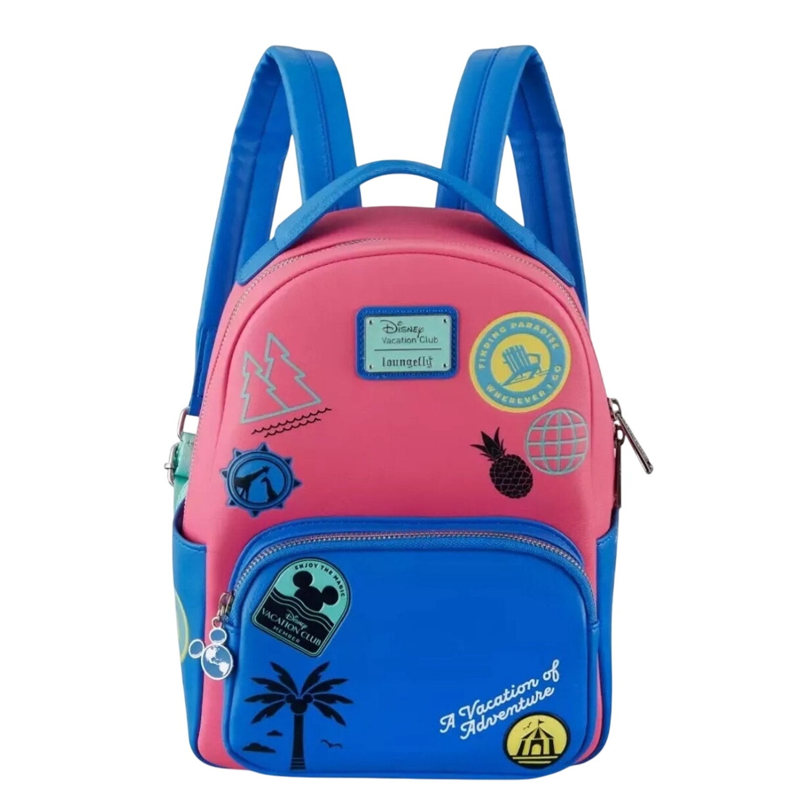 Disney Vacation Club DVC Member Loungefly Neon Backpack Let The Good Times Nwt