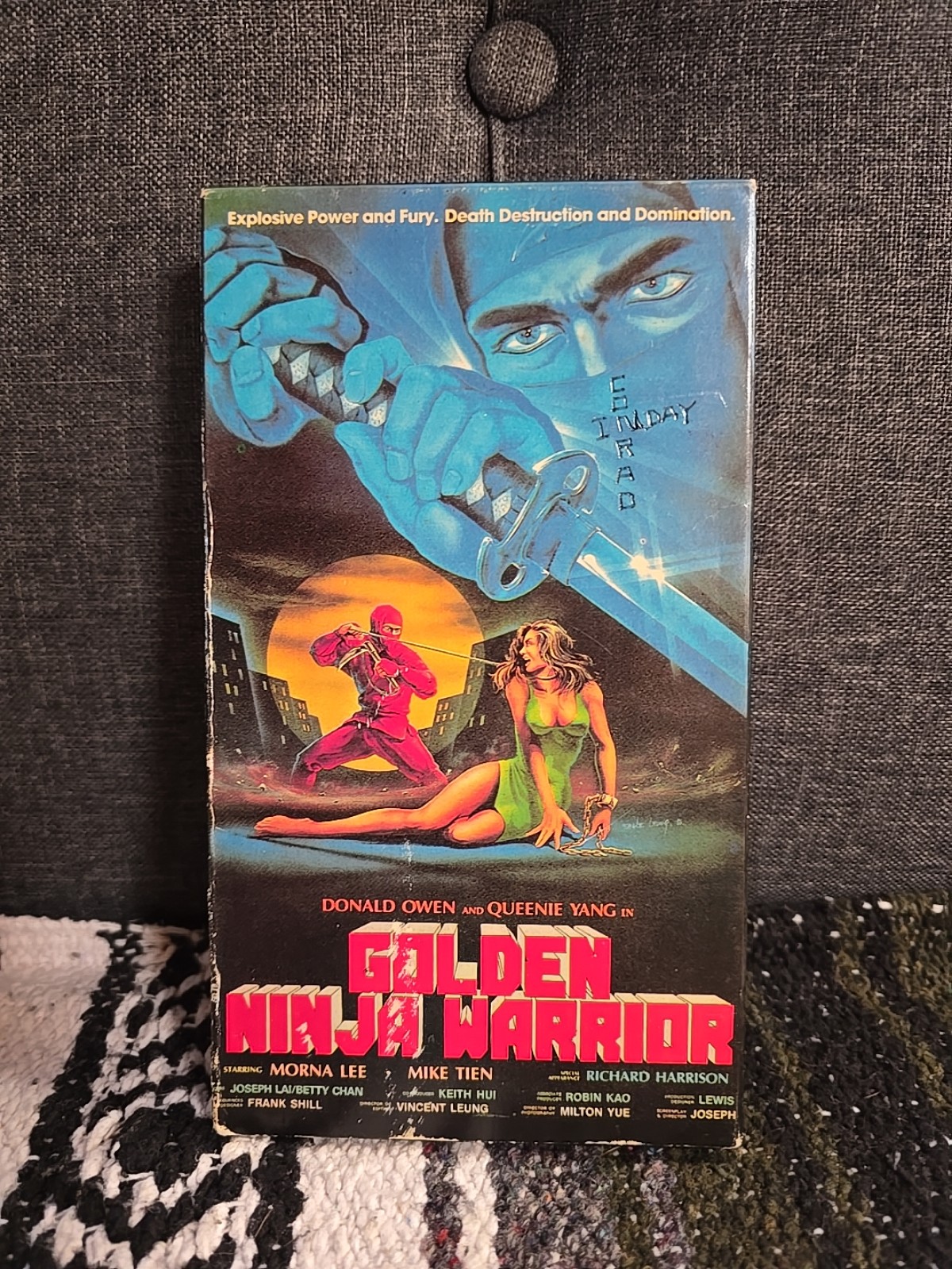 Golden Ninja Warrior VHS - Martial Arts - VERY RARE & OOP