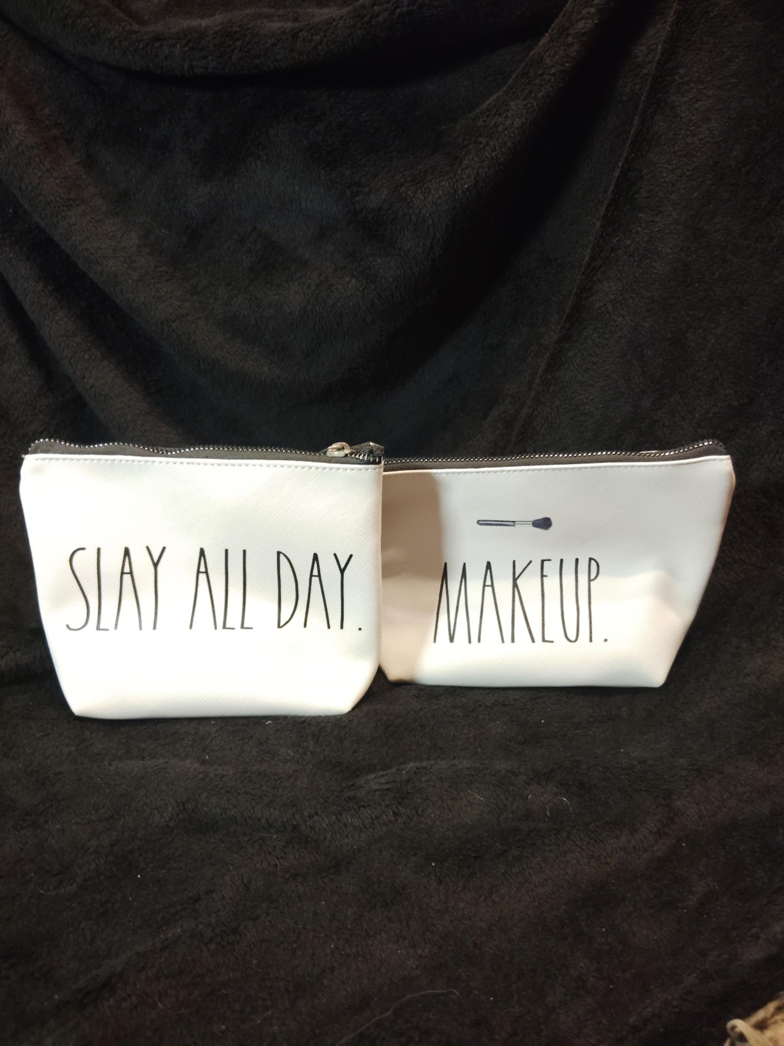 Rae Dunn Cosmetics Travel Bag Set of 2