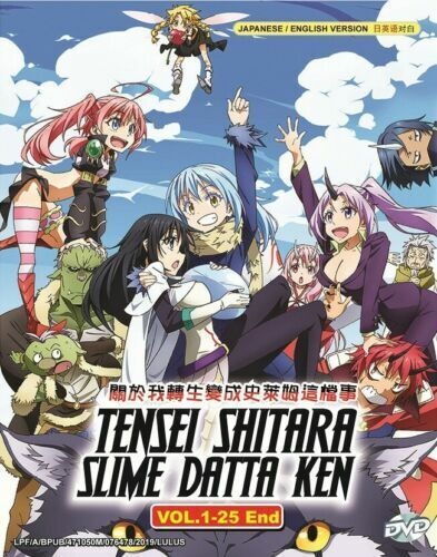 That Time I Got Reincarnated As A Slime DVD (Vol :1 - 25 end) with English Audio