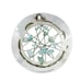Vintage Sterling Silver 925 5.6cm Wire Openwork Amazonite Chip Pendant