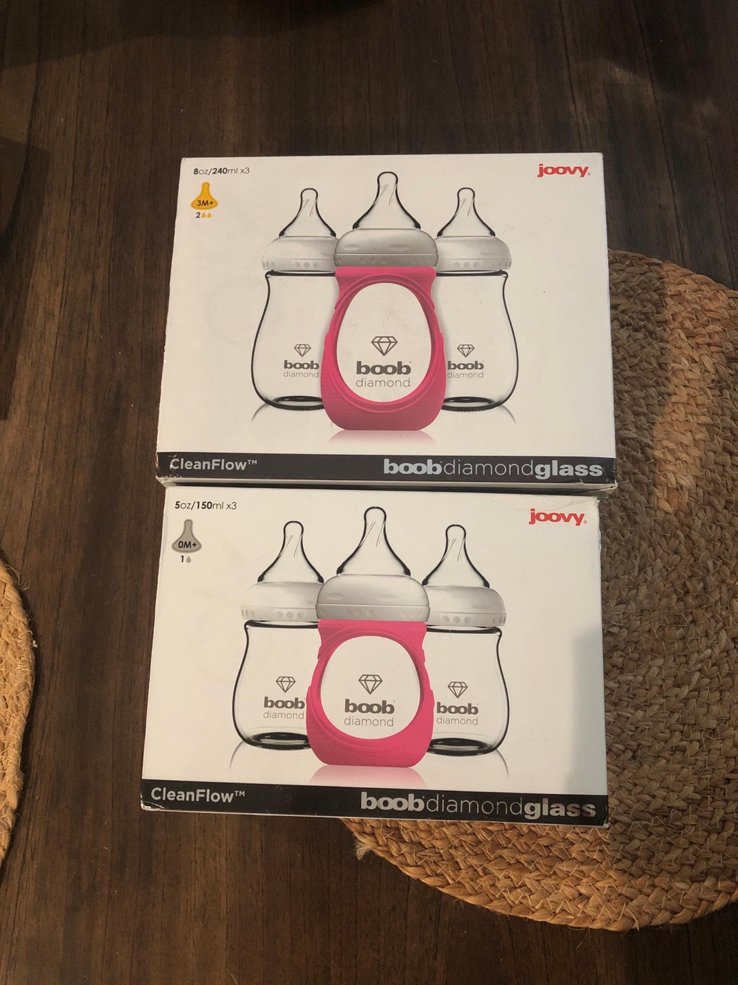 Joovy diamond glass baby bottles