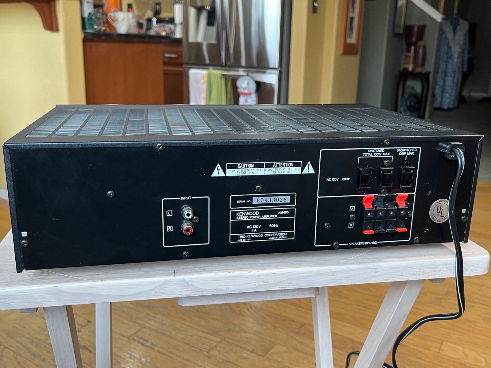 Kenwood offers KM-105 Power Amplifier