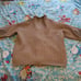 VTG St Michael Marks & Spencer Full Zip Sweater Elbow Patch Wool Acrylic Beige L