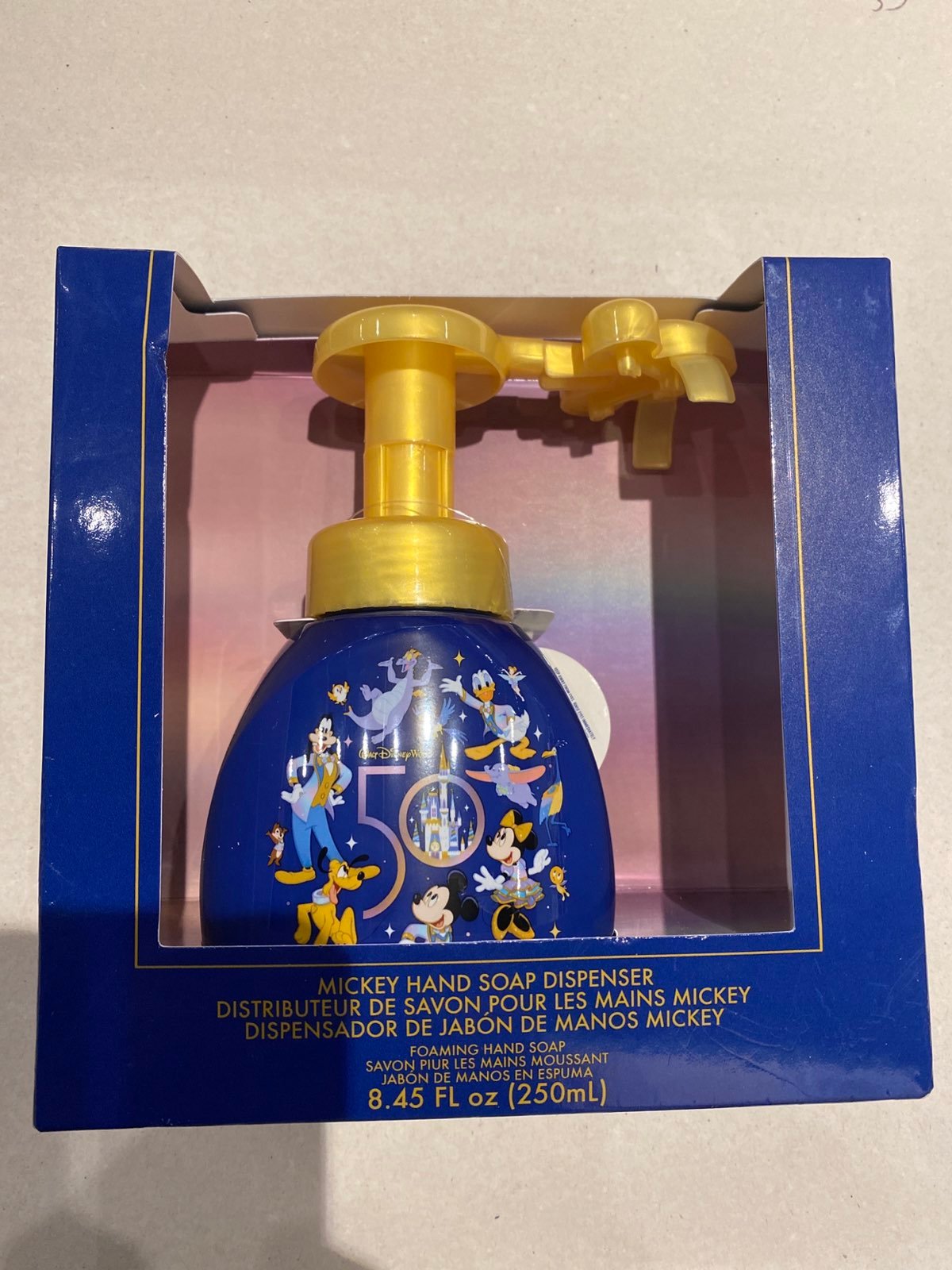 Walt Disney World 50th Anniversary Mickey Hand Soap Dispenser