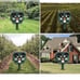 Solar powered usb rechargeable animal repeller