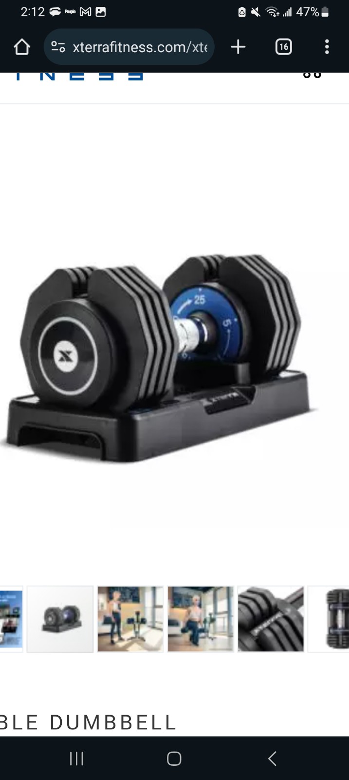 xterra dumbbells