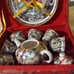 Porcelain miniature tea set