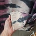 PINK Women's Tie-Dye Hoodie Purple, Black & White sz Large