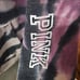 PINK Women's Tie-Dye Hoodie Purple, Black & White sz Large