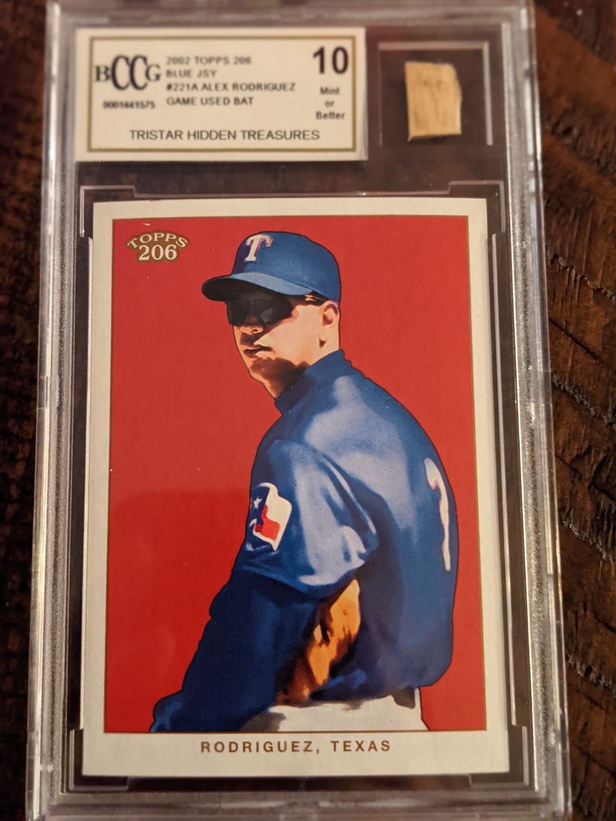 Topps Alex Rodriguez & Game Used Bat