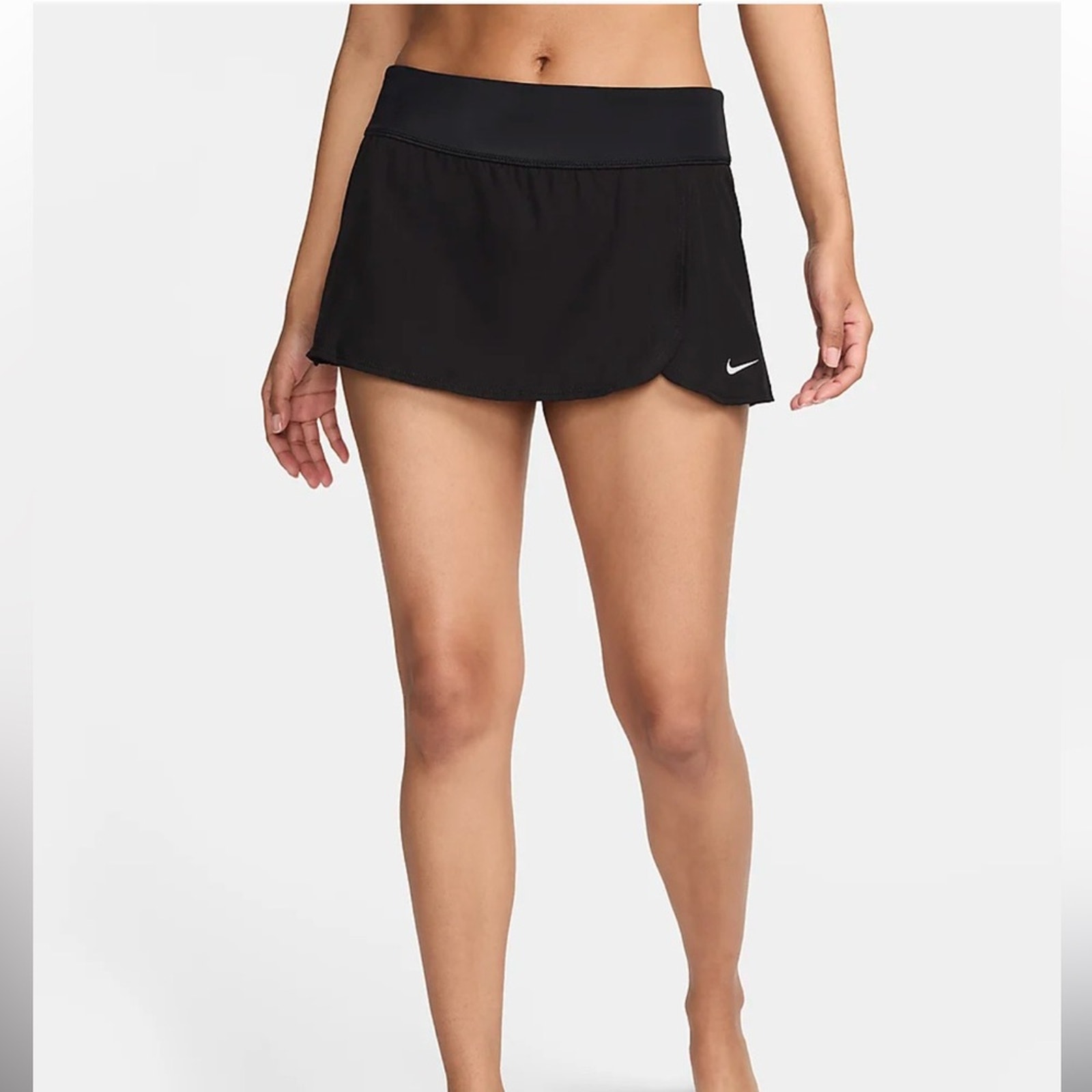 NWT Nike Swim Essential Women's Black Boardskirt Size XL