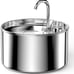 Metal Automatic Dispenser Cat Waterer Bowls Dog Faucet Bottle Pets 24/7 Running