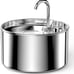 Metal Automatic Dispenser Cat Waterer Bowls Dog Faucet Bottle Pets 24/7 Running
