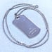 Gucci SV925 Dog Tag Necklace 39972