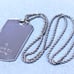Gucci SV925 Dog Tag Necklace 39972