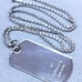 Gucci SV925 Dog Tag Necklace 39972