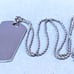 Gucci SV925 Dog Tag Necklace 39972