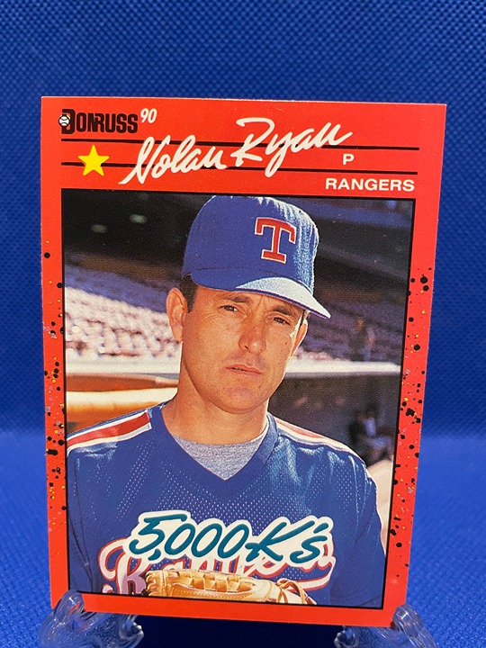 Nolan Ryan 659 1990 Donruss Baseball Card Error