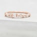 The Fainted Heart Rose Gold Bezel Ring Size 7