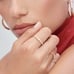 The Fainted Heart Rose Gold Bezel Ring Size 7