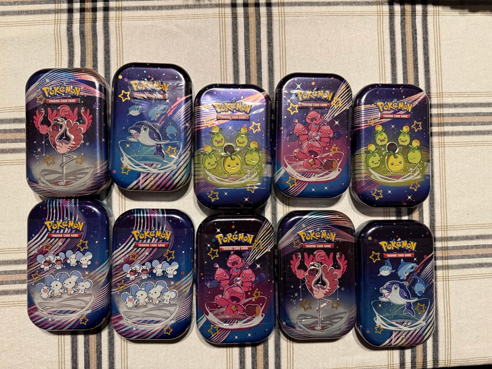 Pokemon Paldean Fates Mini Tin Display