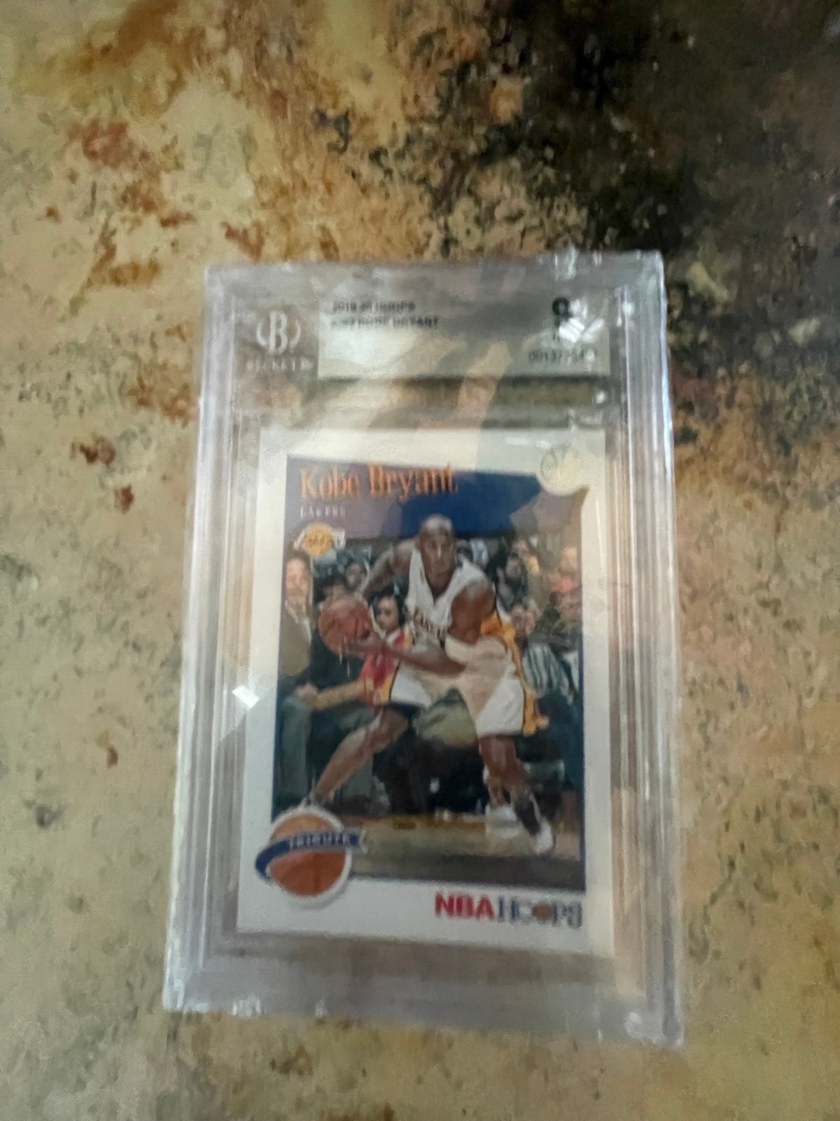 Kobe Bryant hoops card psa 9