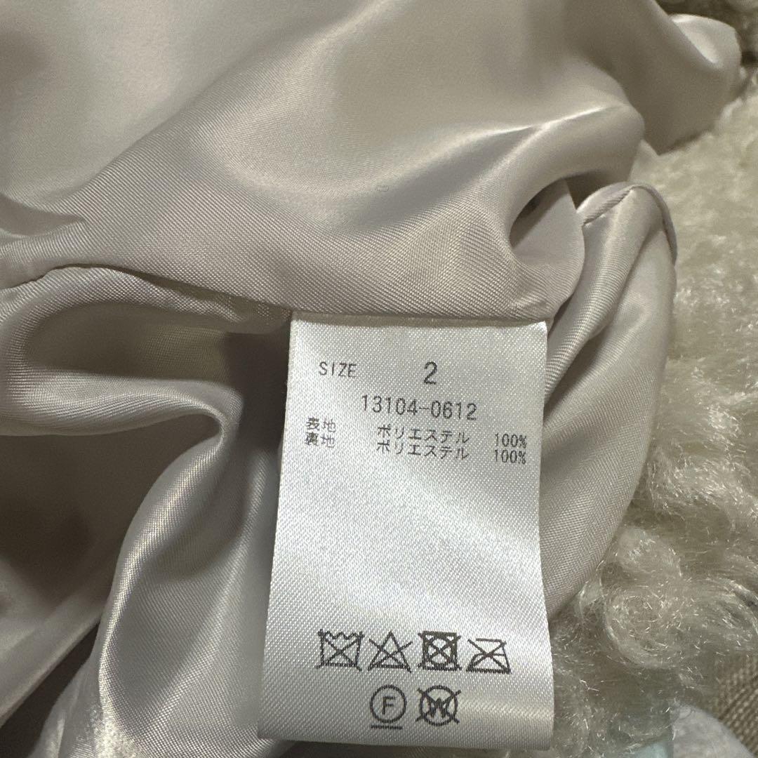 通販生活 ファッション CLANE】CURL FUR COAT SHORT 時計