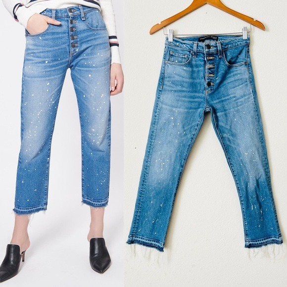 Veronica Beard SIZE 25 Ines Girlfriend Cropped Jeans