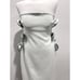 ZARA NEW WOMAN FITTED STRAPLESS MIDI DRESS WITH SATIN BOWS SEA GREEN SIZE MEDIUM