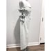 ZARA NEW WOMAN FITTED STRAPLESS MIDI DRESS WITH SATIN BOWS SEA GREEN SIZE MEDIUM