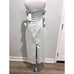 ZARA NEW WOMAN FITTED STRAPLESS MIDI DRESS WITH SATIN BOWS SEA GREEN SIZE MEDIUM