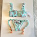 pq swim posies ruffle top w/ side tie cheeky bottoms PilyQ