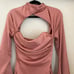 HOUSE OF CB Toira Satin Corset Mini dress in Rose pink size M