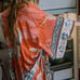 Carnelian Coast KIMONO bath / beach / bedside lounge wrap • robe • cover-up